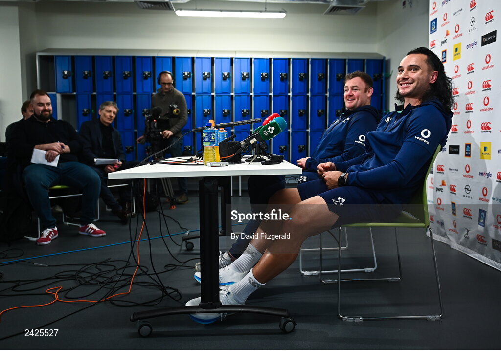 Sportsfile - Ireland Rugby Squad Training and Media Conference - 2425527