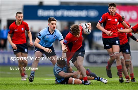 St Michael’s College v CUS - Bank of Ireland Leinster Rugby Schools Junior Cup First Round