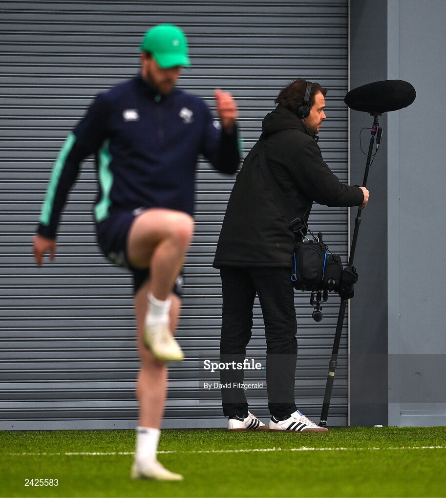 Sportsfile - Ireland Rugby Squad Training and Media Conference - 2425583