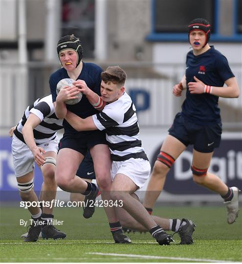 Wesley College v Belvedere College - Bank of Ireland Leinster Rugby Schools Junior Cup First Round