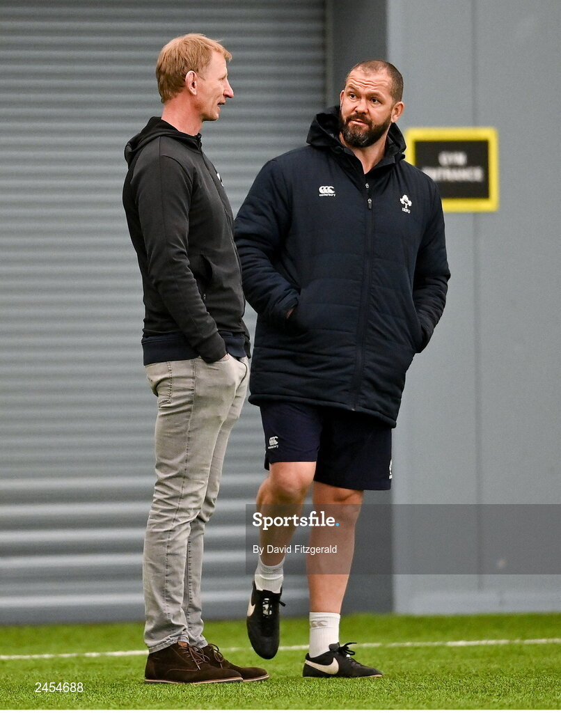 Sportsfile - Ireland Rugby Squad Training and Media Conference - 2454688