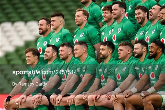 Ireland Rugby Captain's Run and Media Conference