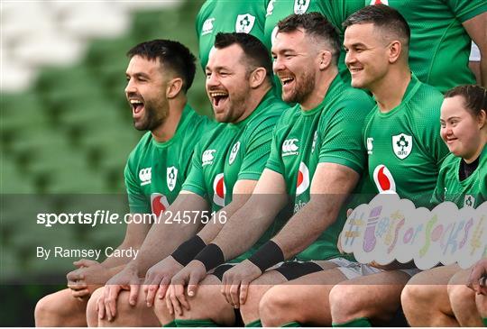 Ireland Rugby Captain's Run and Media Conference