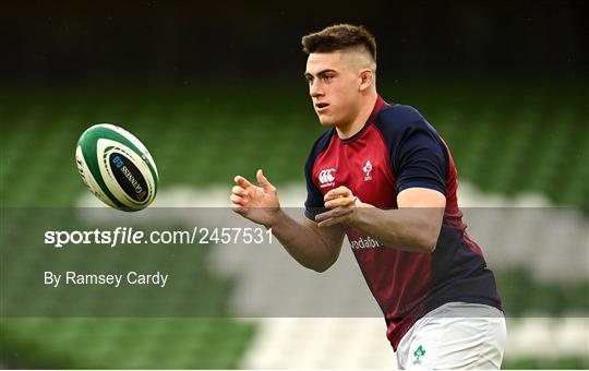 Ireland Rugby Captain's Run and Media Conference