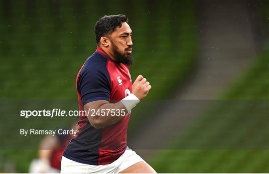 Ireland Rugby Captain's Run and Media Conference