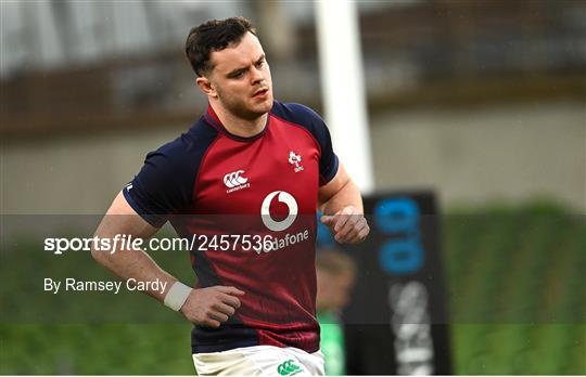 Ireland Rugby Captain's Run and Media Conference