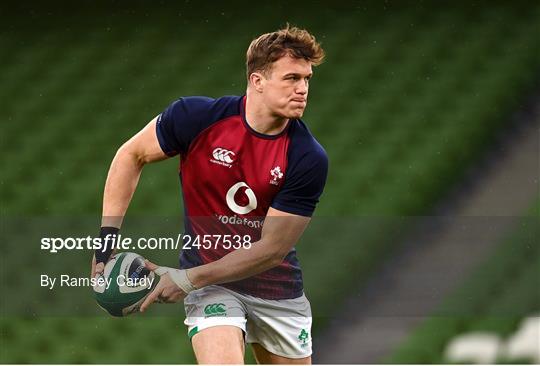 Ireland Rugby Captain's Run and Media Conference