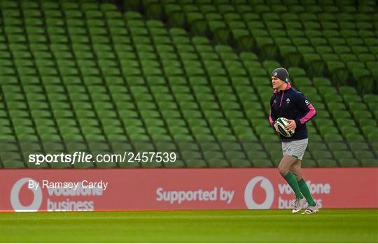 Ireland Rugby Captain's Run and Media Conference