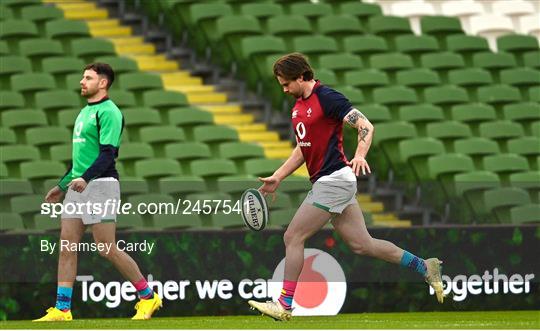 Ireland Rugby Captain's Run and Media Conference