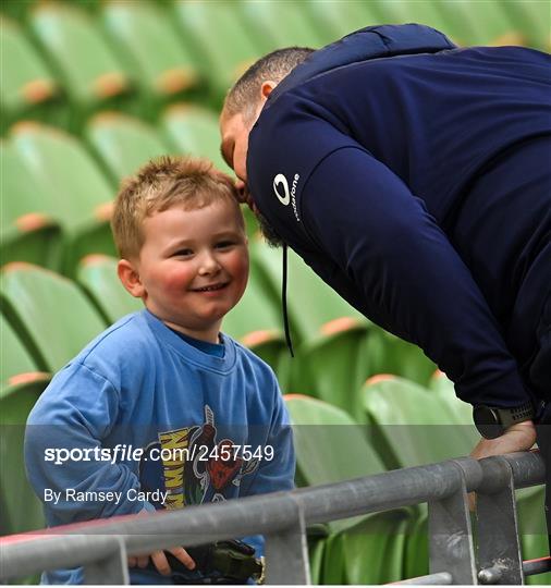 Ireland Rugby Captain's Run and Media Conference