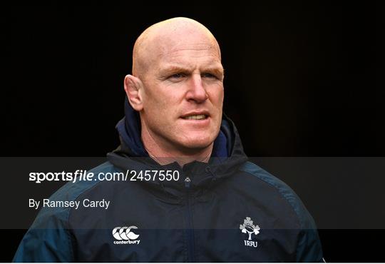 Ireland Rugby Captain's Run and Media Conference