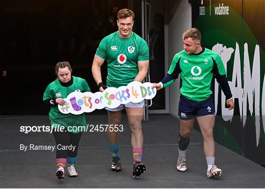 Ireland Rugby Captain's Run and Media Conference