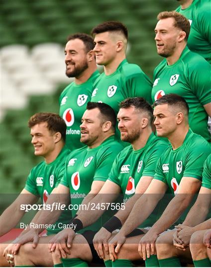 Ireland Rugby Captain's Run and Media Conference