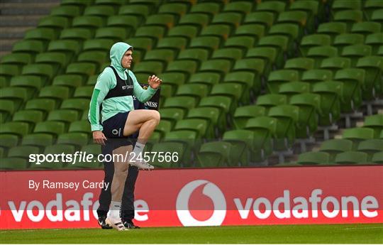 Ireland Rugby Captain's Run and Media Conference