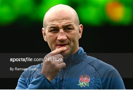 England Rugby Captain's Run and Media Conference