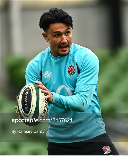 England Rugby Captain's Run and Media Conference