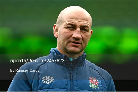 England Rugby Captain's Run and Media Conference