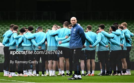 England Rugby Captain's Run and Media Conference