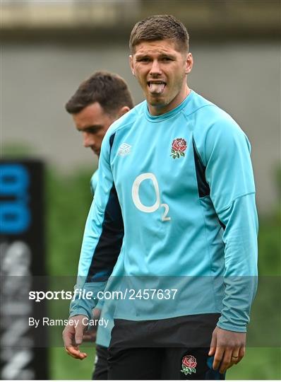 England Rugby Captain's Run and Media Conference England Rugby Captain's Run and Media Conference