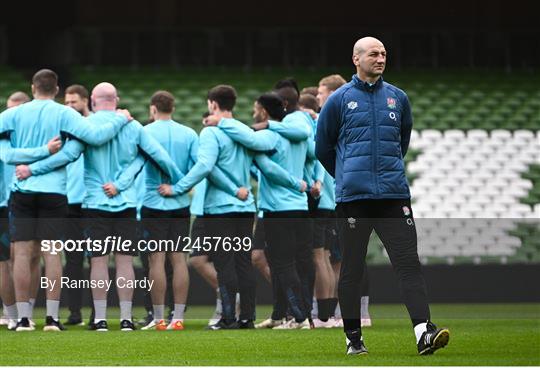 England Rugby Captain's Run and Media Conference