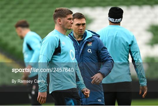 England Rugby Captain's Run and Media Conference