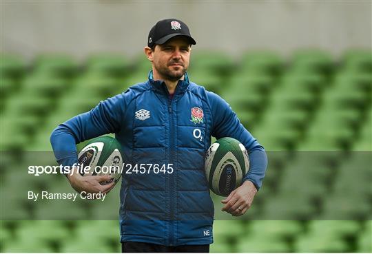 England Rugby Captain's Run and Media Conference