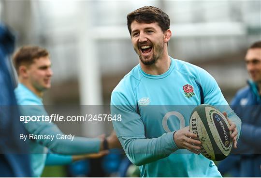 England Rugby Captain's Run and Media Conference England Rugby Captain's Run and Media Conference