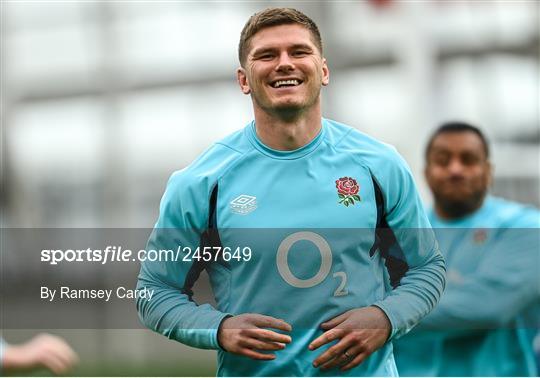 England Rugby Captain's Run and Media Conference