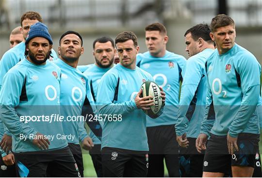 England Rugby Captain's Run and Media Conference England Rugby Captain's Run and Media Conference