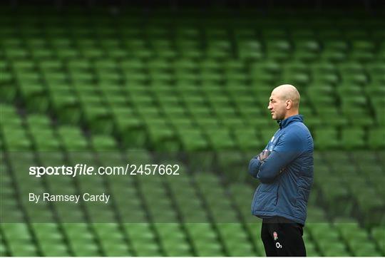 England Rugby Captain's Run and Media Conference