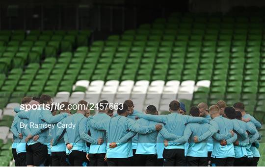 England Rugby Captain's Run and Media Conference