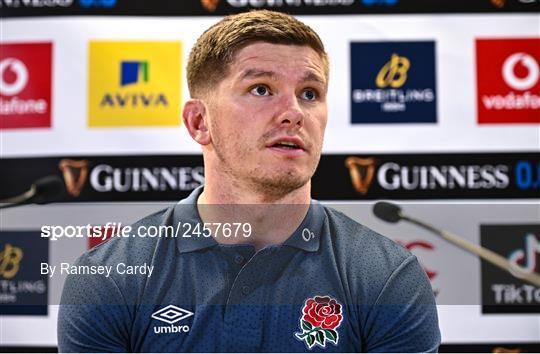 England Rugby Captain's Run and Media Conference England Rugby Captain's Run and Media Conference