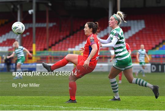 Shelbourne v Shamrock Rovers - SSE Airtricity Women's Premier Division Shelbourne v Shamrock Rovers - SSE Airtricity Women's Premier Division