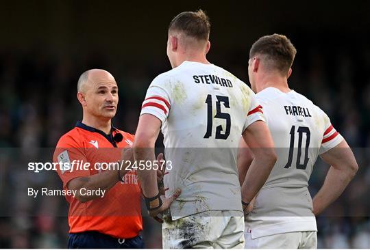 Ireland v England - Guinness Six Nations Rugby Championship Ireland v England - Guinness Six Nations Rugby Championship