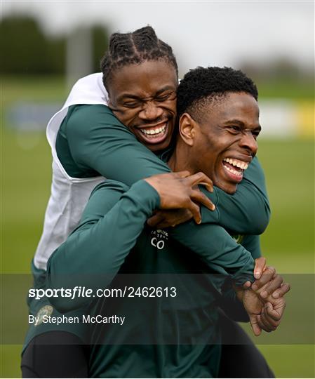 Republic of Ireland Training Session and Press Conference Republic of Ireland Training Session and Press Conference