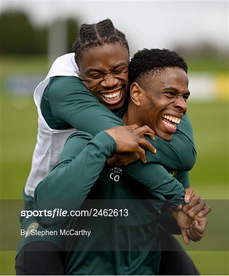 Republic of Ireland Training Session and Press Conference