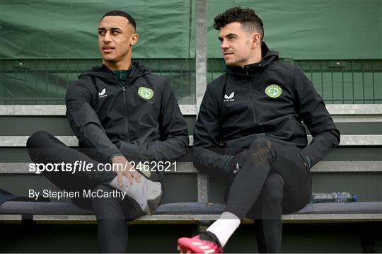 Republic of Ireland Training Session and Press Conference Republic of Ireland Training Session and Press Conference