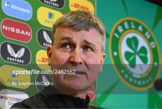 Republic of Ireland Training Session and Press Conference Republic of Ireland Training Session and Press Conference