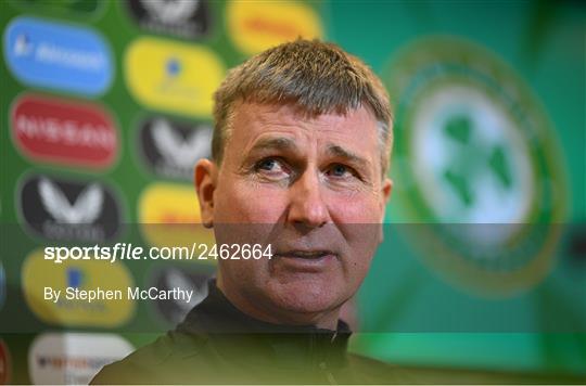Republic of Ireland Training Session and Press Conference Republic of Ireland Training Session and Press Conference