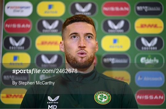 Republic of Ireland Training Session and Press Conference Republic of Ireland Training Session and Press Conference