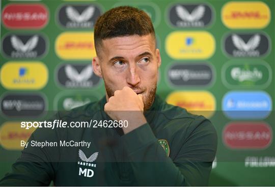 Republic of Ireland Training Session and Press Conference Republic of Ireland Training Session and Press Conference