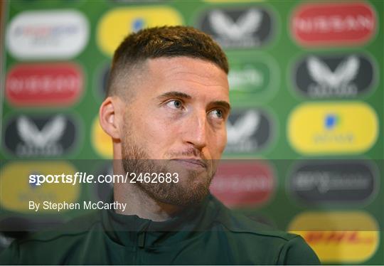 Republic of Ireland Training Session and Press Conference Republic of Ireland Training Session and Press Conference