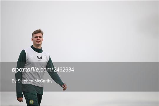 Republic of Ireland Training Session and Press Conference Republic of Ireland Training Session and Press Conference