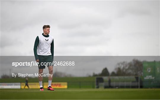 Republic of Ireland Training Session and Press Conference Republic of Ireland Training Session and Press Conference