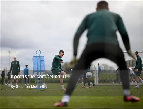 Republic of Ireland Training Session and Press Conference