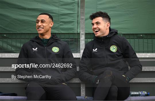 Republic of Ireland Training Session and Press Conference Republic of Ireland Training Session and Press Conference