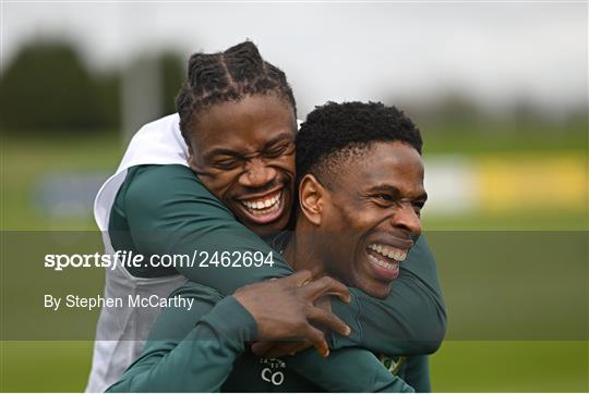 Republic of Ireland Training Session and Press Conference