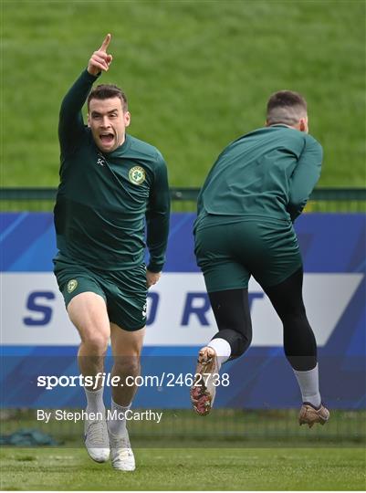 Republic of Ireland Training Session and Press Conference Republic of Ireland Training Session and Press Conference