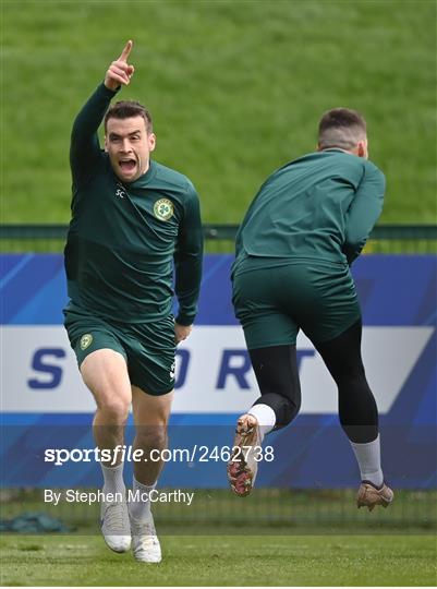 Republic of Ireland Training Session and Press Conference