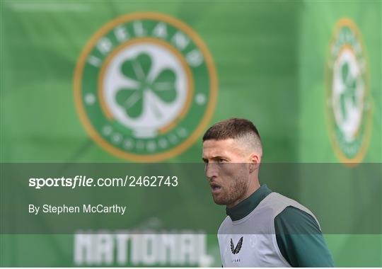 Republic of Ireland Training Session and Press Conference Republic of Ireland Training Session and Press Conference